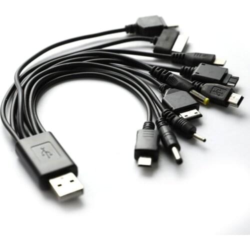 10 in 1 Fast USB Charging Cable Universal Multi Function Cell Phone Charger Cord