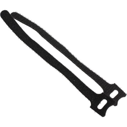 100 pcs L200mm*W12mm Adjustable Re-useable Nylon Hook Loop Magic Tape Strap Cable for computer technicians, electricians etc