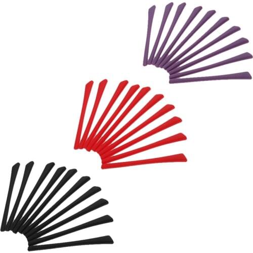 15 Pairs Silicone Rubber Eyeglasses Reading Glasses Temple Cover End Tip Ear Sock Pieces Tubes Repairs