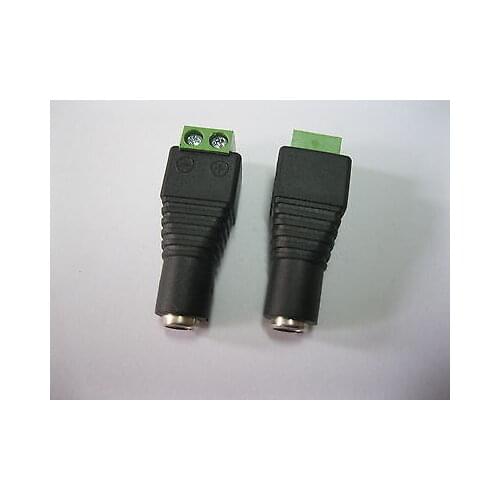 25 pcs 5.5x2.1mm CCTV DC Power Jack Removable Terminal Block Adapter Connector