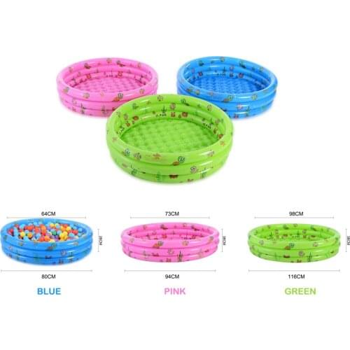 3 Rings Inflatable Child/kids round Swimming Pool Baby Portable Indoor Outdoor Children inflatable Bathtub Swimming Bathing Pool