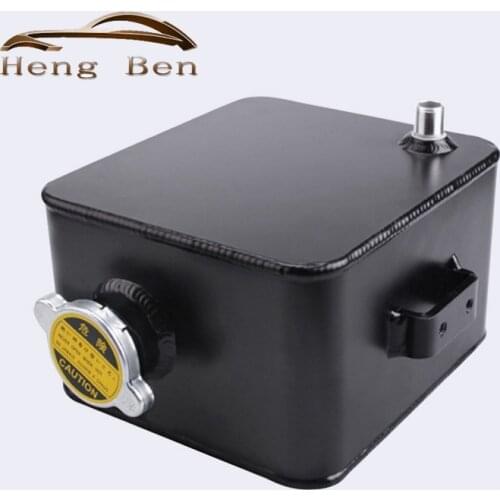Aluminum Coolant Expansion Overflow Recovery Reservoir 2.5L Water Tank W/ Cap Universal car accessories