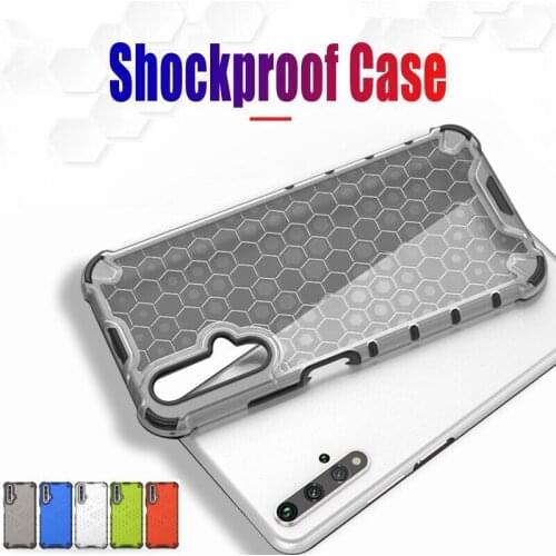 Case for OPPO A9 A5 2020 Realme X2 5 Pro C2 A1K Cover Silicone Honeycomb Rugged Amor Case For OPPO Reno 3 2 Z Ace F11 F9 Pro