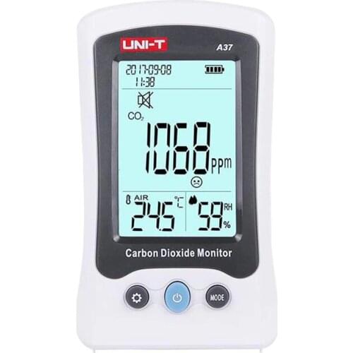 UNI-T A37 Digital Carbon Dioxide Detector Laser Air Quality Monitoring Tester CO2 Meter