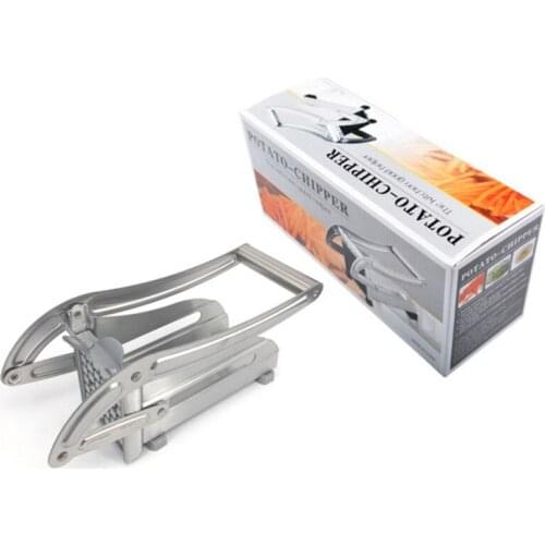 DIY Practical Non-skid French Fries Cutter Multipurpose Stainless Steel Manual Potato Vegetable Slicer Cutter Set For Kitchen
