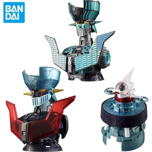 Bandai Mazinger Z Anime Figure Model Gacha Assembled Fit Bust Action Figures Collectibles Decoration Toys Childrens Gifts