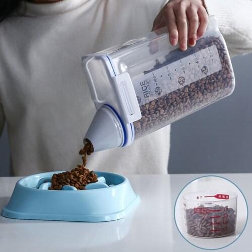 Dog Food Storage Containers Sealed Storage Bucket Cat Food Box Bucket Moisture-Proof Storage Box Pet Food Storage Tank