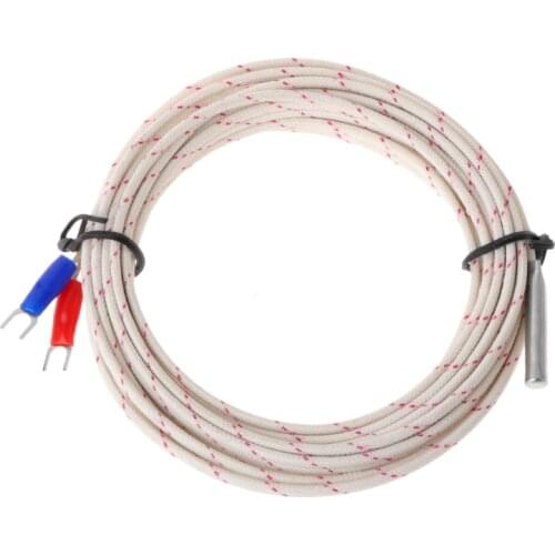 Thermocouple Temperature Controller Sensor 0-600C K Type Wire 1M 5M Probe 5x30mm 19QB