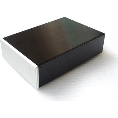 Simple Shell Size W215 H80 L308 Full Aluminum Amplifier Chassis Tube AMP Preamplifier Housing DAC Decoder Enclosure Case STK208