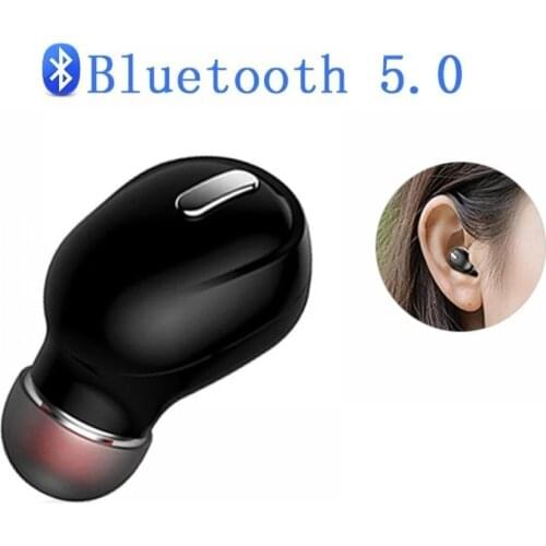Hot Mini Wireless Bluetooth 5.0 Earphone in Ear Sport with Mic Handsfree Headset Earbuds For Samsung Huawei All Phone Earphones