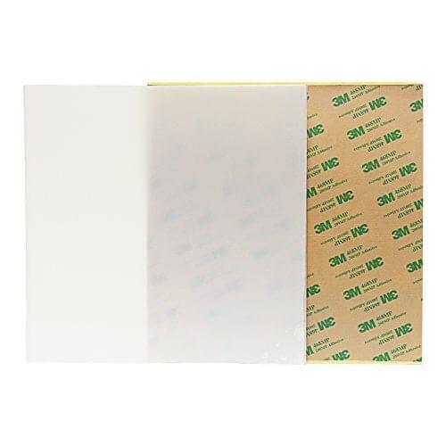 PEI sheet 200/214/220mm 3d printing build surface dull polish surface with 468MP adhesive tape for Wnahao Anet Prusa i3