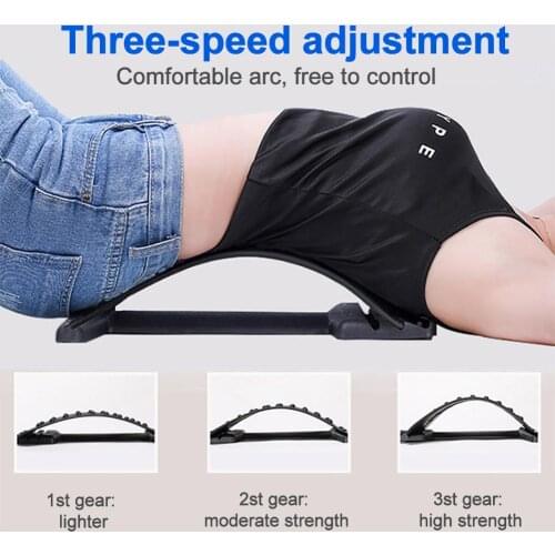 Back Massager Stretcher Equipment Massage Tools Lumbar Support Relaxation Spine Pain Relief Massageador Magic Stretch Fitness