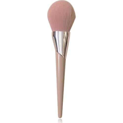 Fashion FB Style Big Powder Brush Pink Soft Dense Synthetic Fiber Large Tapered Makeup Brush for Loose Compact Powder Blusher