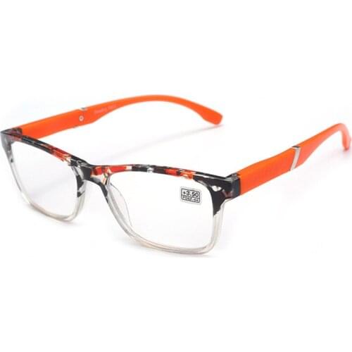 Unisex Glasses Fashion Hyperopia Reading Glasses Men Women HD Resin Lens Presbyopic Reading Glasses 1.5 +2.5 +3.5 +4.0