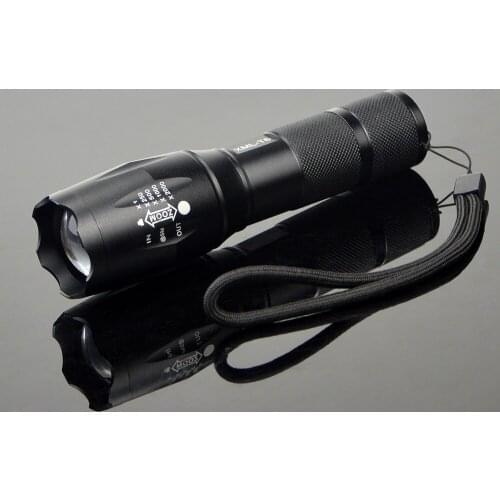 Portable CREE XML T6 3800LM LED flashlight Outdoor Biking climbing camping Night lightning 5 Modes(High-Medium-Low-SOS- Strobe)