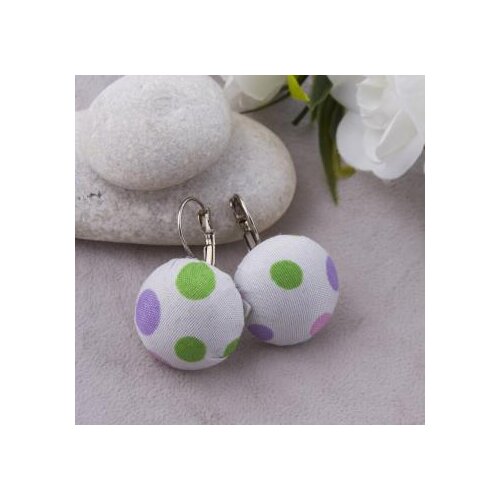 Mottled Clip Earrings