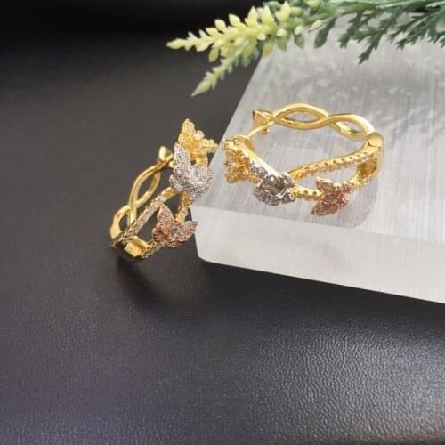 Vanifin Fashion Jewelry Stylish Delicate Gorgeous Earrings Full Micro inlay Micro Plated Banquet Popular The daily Best Gift