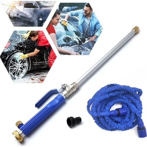 Car High Pressure Wash Water Gun Garden Fog Nursery Sprinkler Watering Vegetable Spray Gun 15m Air-condition Washing Tool