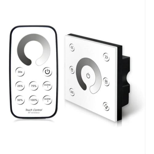 High quality wireless rf led wall dimmer wireless remote led light dimmer controller