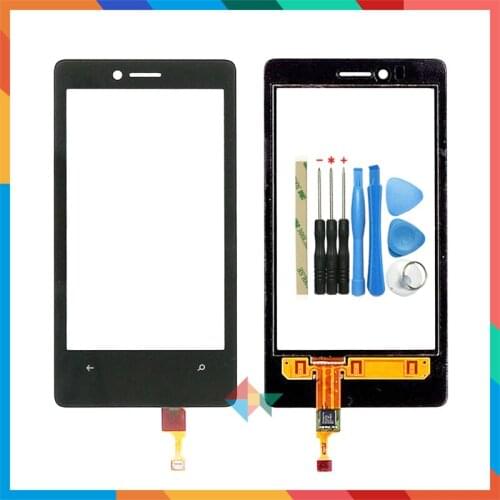 High Quality 4.3" For Nokia Lumia 810 N810 Touch Screen Digitizer Front Glass Lens Sensor Panel + Tool