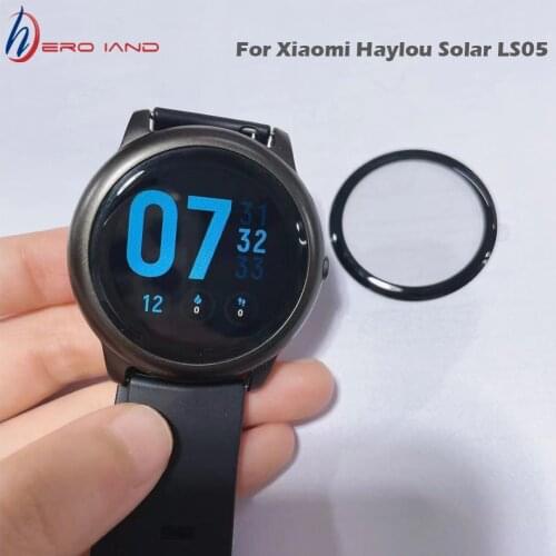 3D Curved Edge Protective film for Xiaomi Haylou Solar LS05 Smart Watch soft screen protector accessories (Not Glass
