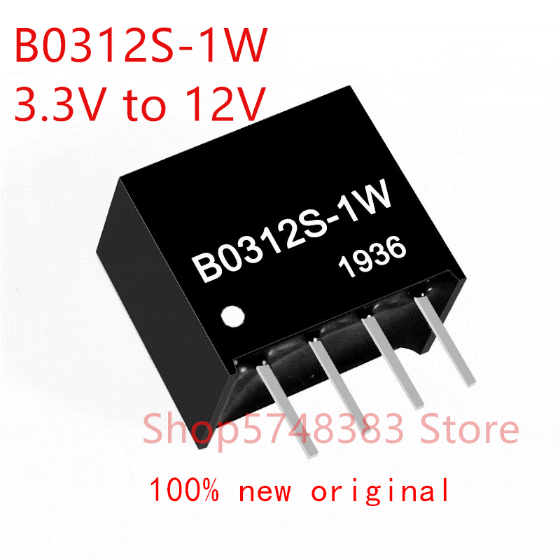 1PCS/LOT 100% new original B0312S-1W B0312S 1W B0312 3.3V to 12V isolation power supply