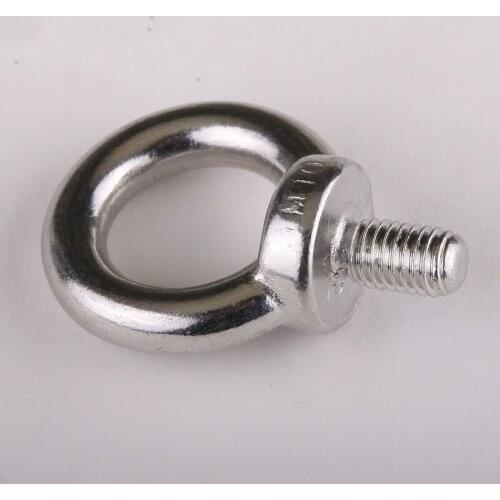 2PCS DIN580 304 Stainless Steel Rings Screws M6/8/10/12...30