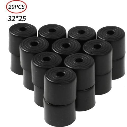 20Pcs Plastic Round Anti-slid Sofa Bed Chair Cabinet Feet Pad Furniture Chair Legs Floor Protector Table Feet Glide Protectors