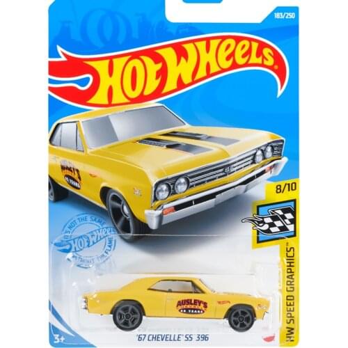 2021-183 Hot Wheels 1/64 67 CHEVELLE SS 396 Metal Diecast Cars Collection Kids Toys Vehicle For Gift