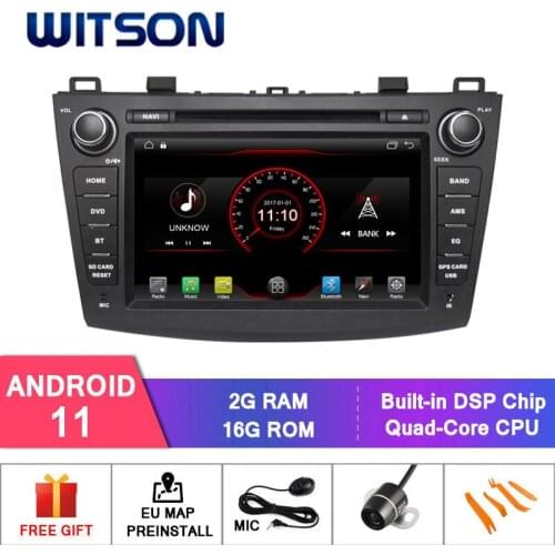 WITSON Android 10.0 2GB RAM 16GB FLASH CAR RADIO for MAZDA 3 2010-2012+DAB+OBD+TPMS+DVR+Wifi