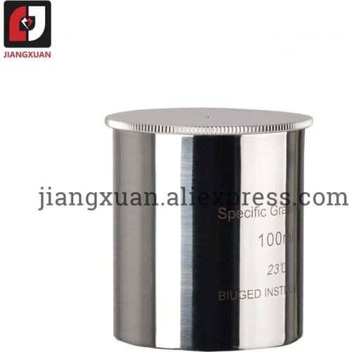 BGD296/5 100cc/ml Stainless Steel Gravity Cup Density Cup
