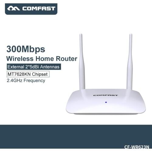 COMFAST 300Mbps 2.4GHz Wireless Router wi-fi Repeater Access Point Smart Wi Fi Router High Speed 2*5dbi Antenna