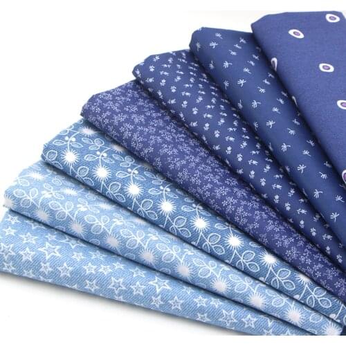 Printed Dandelion Floral Twill Cotton Twill Fabric Kid Cotton Cloth For DIY Sewing Quilting Fat Quarters Material For Baby&Child