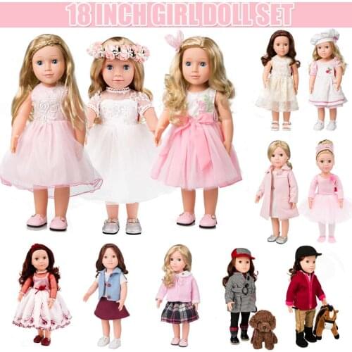 Reborn Baby Doll 45CM Baby Reborn Dolls Toys For Kids Girls Accompany Doll Lifelike Toddler Reborn Birthday Present