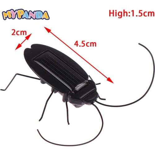 Solar insect Kids Cockroach Toys Magic Solar Powered Insect Play Learn Educational Solar Novelty Toys for Children Gift