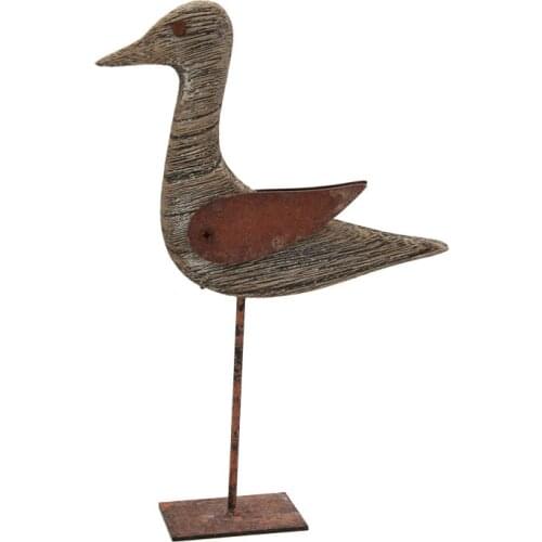 Standing bird Nautical handmade arts and crafts wood tabletop decoration antique imitation home decoration