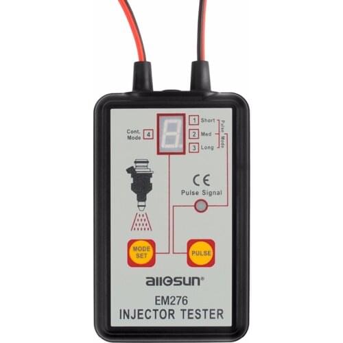 EM276 Injector Tester Fuel Pressure Tester 4 Pluse Modes Powerful Fuel injector System Scan Tool System Diagnostics Analyzer