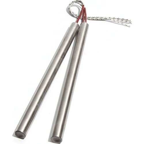 2PCS 20mm 225~255mm 316SUS Tubular Cartridge Heater 110V/220V/380V 1800W/1850W/1950W/2050W Electric Heating Element