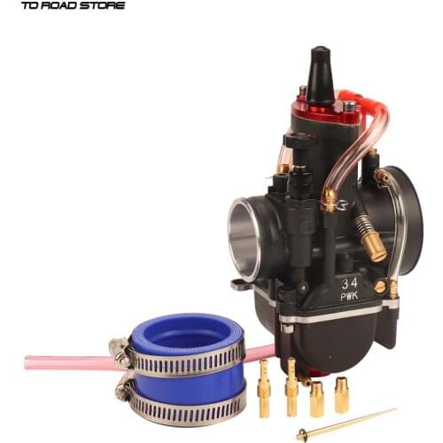 Universal PWK 34 mm Motorcycle Carburetor For 177mm ZongShen NC 250 250cc water cooled 4 V Engine Kayo Bse apollo dirt Bike MX