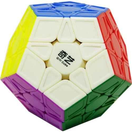 QiYi QiHeng S Magic Cube Professional Megaminx Puzzle Cube 12-side Stickerless Magico Cubo Dodecahedron Educational Toy Children
