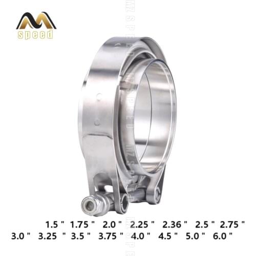 Stainless steel V-groove Exhaust pipe universal connection chuck Turbine pipe clamp universal type