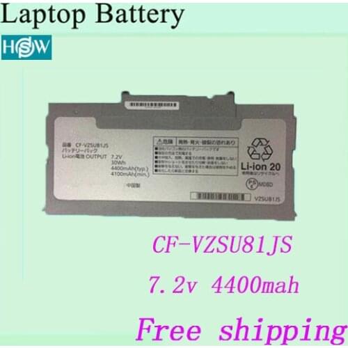 High quality 7.2v 4400mah Laptop Battery For Panasonic CF-VZSU81JS CF-AX3 CF-AX2 battery