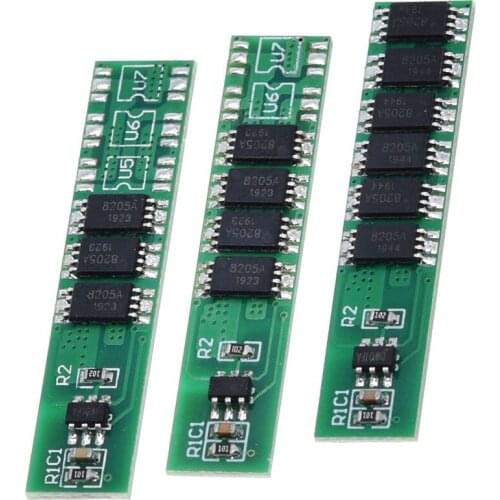 1S 7.5A 10A 15A 3.7V Li-ion 3 4 6MOS BMS PCM Battery Protection Board PCM for 18650 Lithium Lion Battery