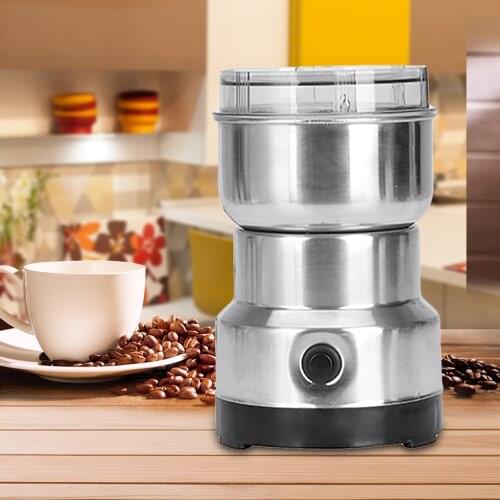 Grain Grinder Coffee Grinder Multifunction Smash Machine Electric Coffee Bea Grinder Nut Spice Grinding Kitchen Tools DIY Drink