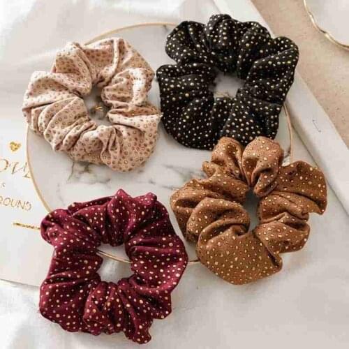 1pcs Scrunchie Pack Retro Ponytail Holder Elastic Hair Bands Hair Tie For Women Girls Hair Accessories Fashion Scrunchie Pack