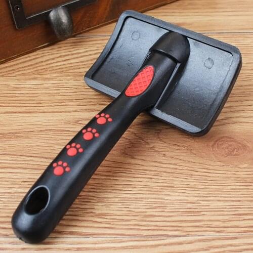 1pc Pet Grooming Needle Comb Shedding Hair Remove Brush Slicker Massage Tool Dog Cat Supplies Protective Accessories DogComb