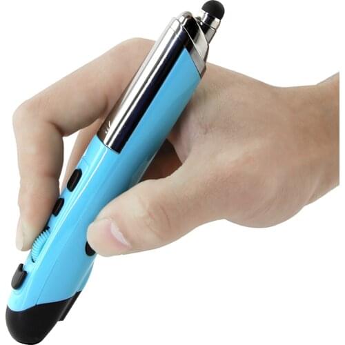 2.4G Wireless Pen Mouse USB Optical Presenter Adjustable 1600DPI 4 Keys Mini Mice for Tablet Laptop PC Desktop Smart TV Box