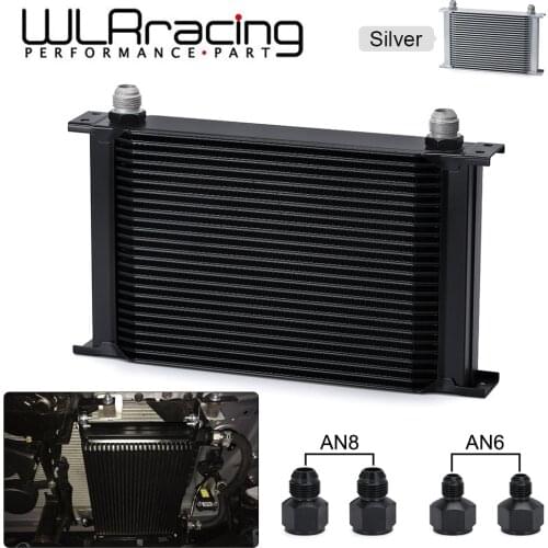 WLR RACING - 25 ROW AN-10AN UNIVERSAL ENGINE TRANSMISSION OIL COOLER WLR7025