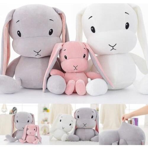 30cm 50cm 70cm Lucky Cute Rabbit Plush Toys Bunny Stuffed Animal Baby Sleep For Kid