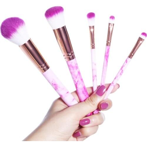 5pcs/lot Professional Makeup Brushes Soft Set Of kits For Highlighter Cosmetic Powder Foundation Eye Shadow Cosmetics Eyebrows